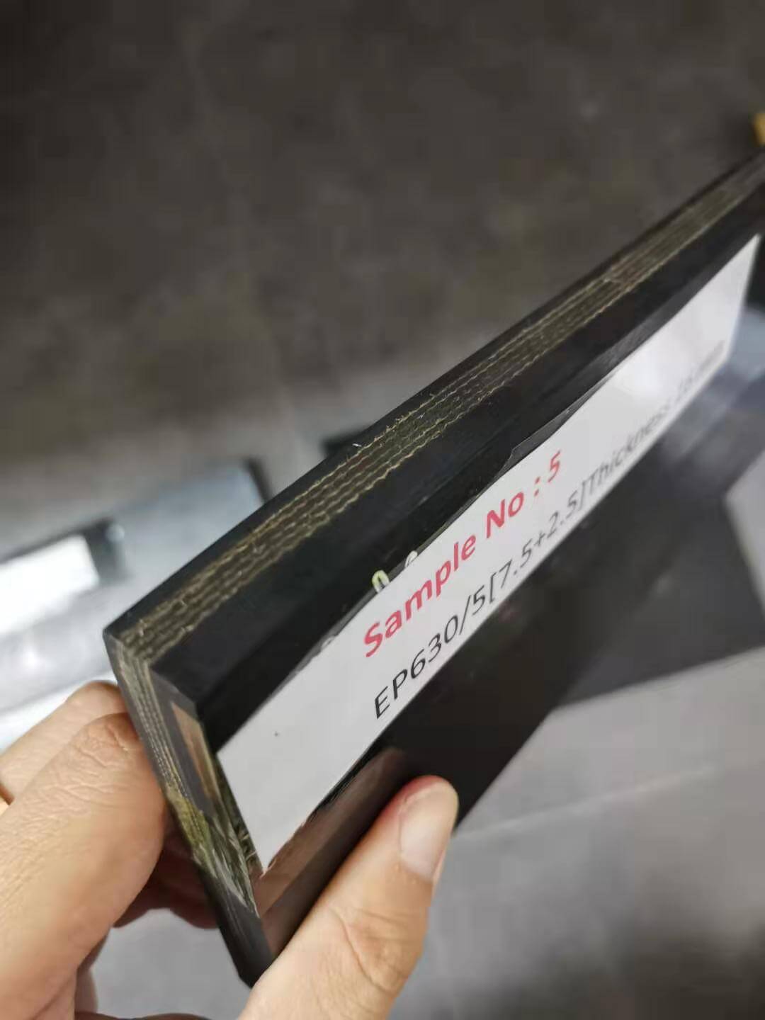 Sample Rubber Belt Perforating Machine