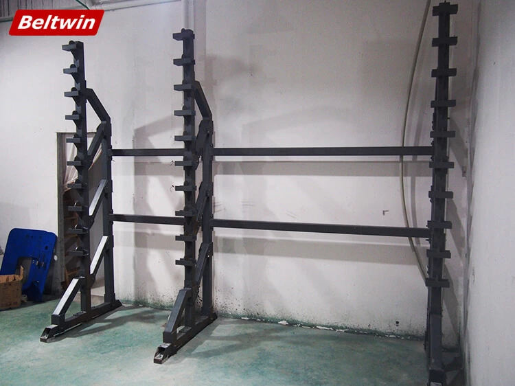 Heavy Duty Floor Standing Fabric belt Roll Storage Rack