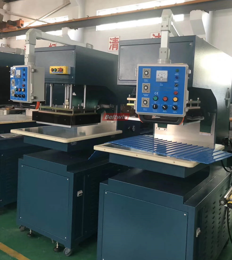 QA-1000 700mm High Frequency Belt Welding Machine For Belt V-Guide/Cleat/Sidewall
