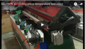 Temperature Testing of the Air Cooling Press