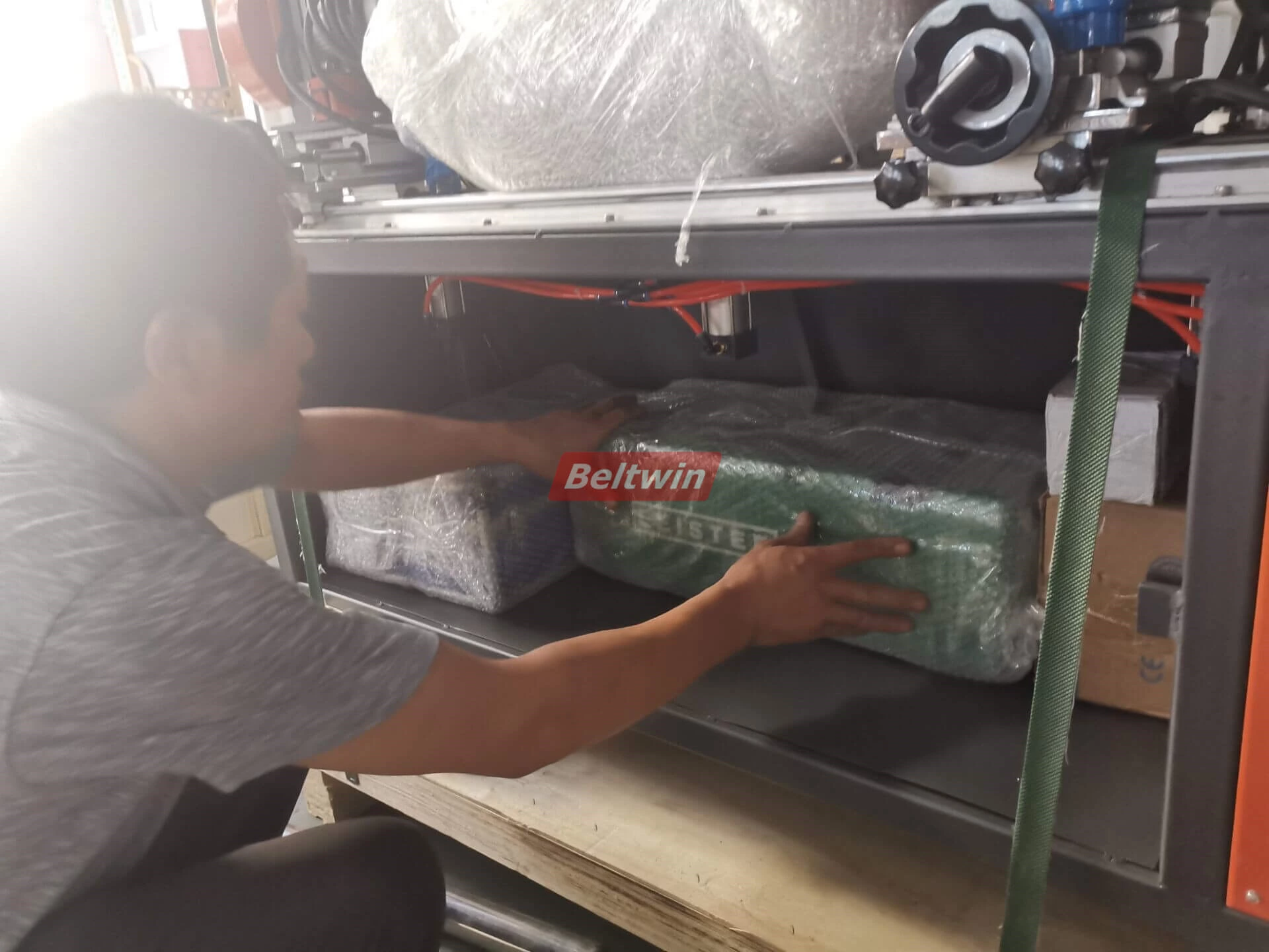 Delivery Manual Finger Puncher to customer