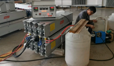 Vulcanizing Rubber Conveyor Belt Machine Cooling Video