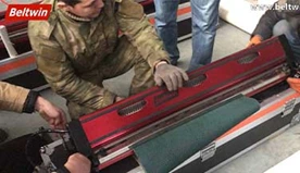 Training In Uzbekistan For Air Cooling Press