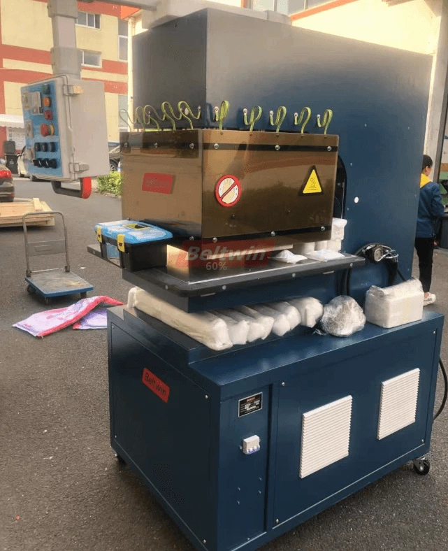 3 PCS Air Cooling Press PA300/PA600/PA1500+12KW HF Machine+1M Guide Welding Machine Ship To Germany