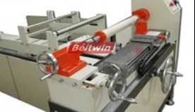 Endless timing belt slitter machine