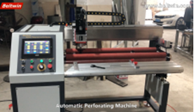 Beltwin Automatic Perforating Machine Display
