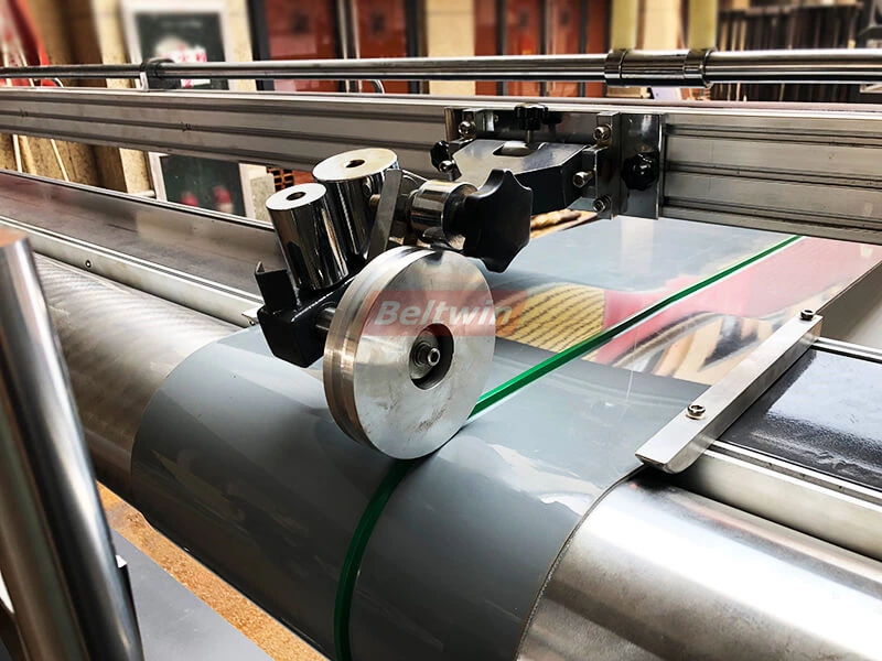 Belt Guide Machine 3000mm Test And Delivery To Netherlands