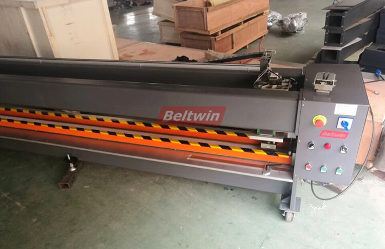 Beltwin PVC/PU belt machines delivery to UK.