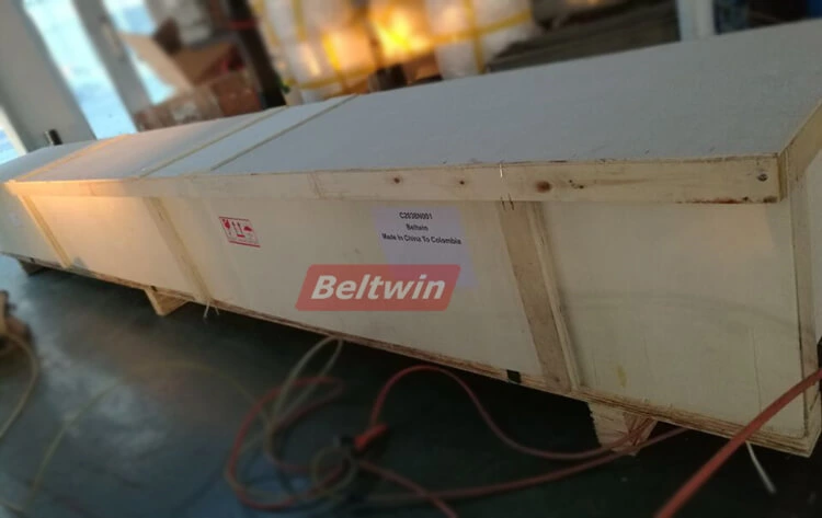 Beltwin 3400x150mm Water Cooling Press Delivery To Colombia, Effective Length:3200mm
