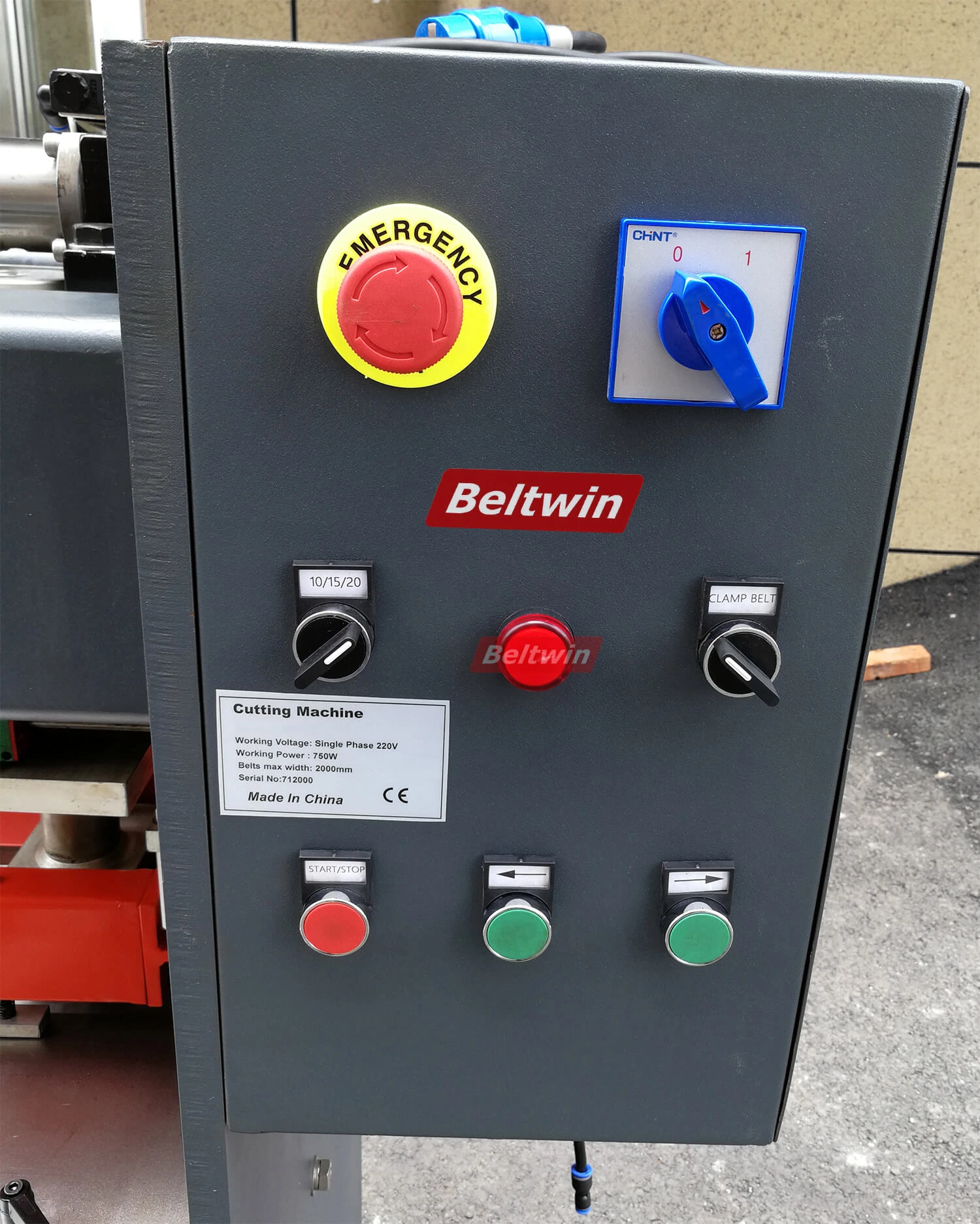 Beltwin 2000mm Automatic Finger Puncher Machine With Stand