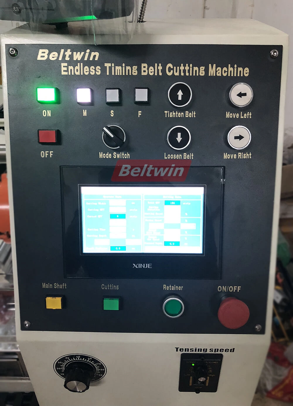 Beltwin Automatic Endless Belt Cutting Machine Delivery to Thailand