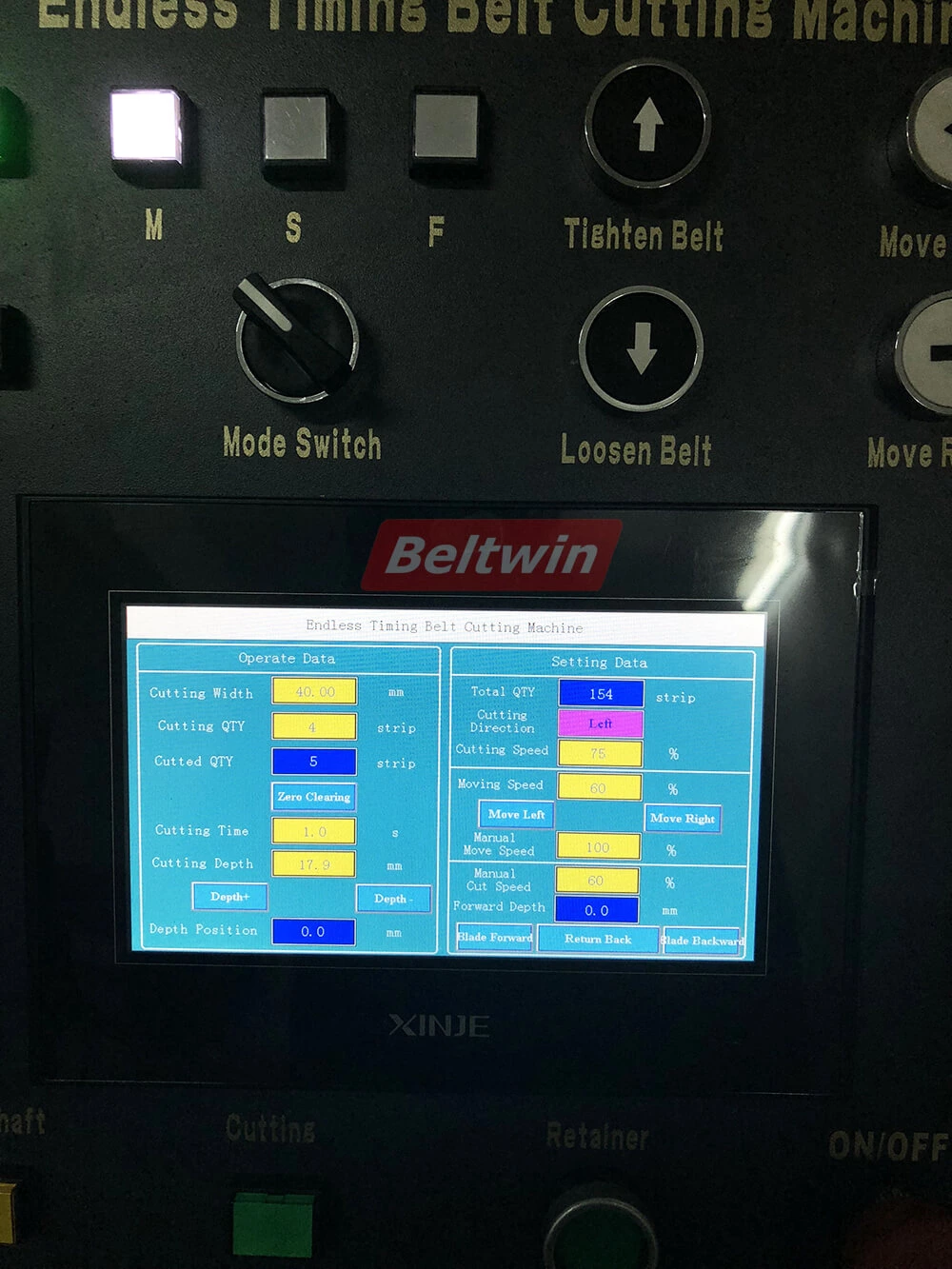 Beltwin Automatic Endless Belt Cutting Machine Delivery to Thailand