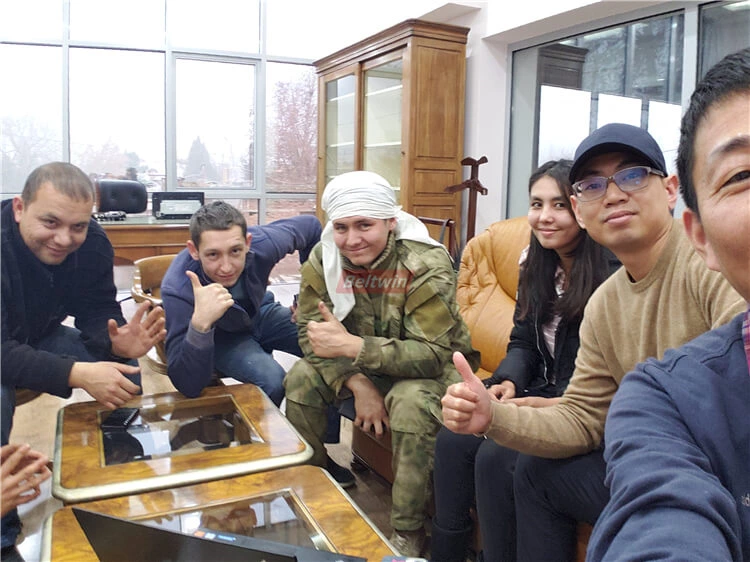 Provide Equipment Training For Uzbek Customers