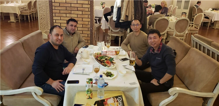 Provide Equipment Training For Uzbek Customers