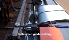 Belt guide welding machine 1000 with grind head and heat gun