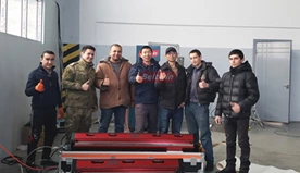 Provide Equipment Training For Uzbek Customers