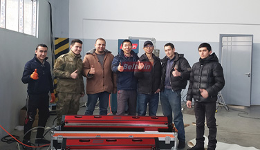 Provide Equipment Training For Uzbek Customers