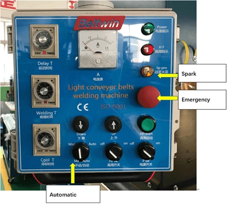 QA-1000H 800mm High Frequency Belt Welding Machine For Belt V