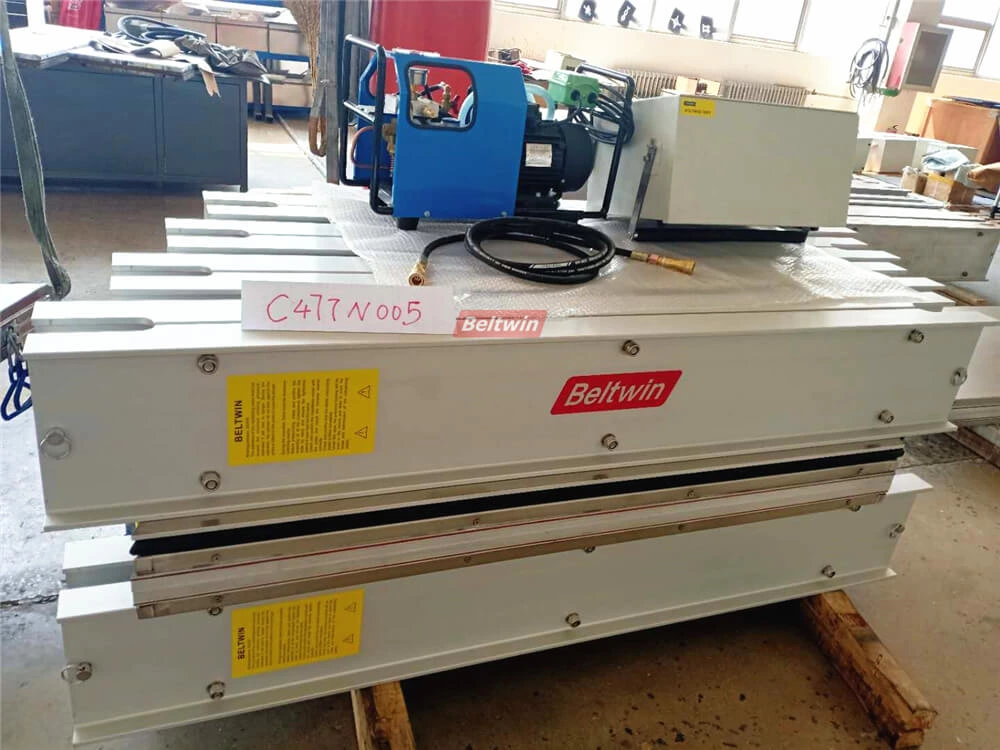 Sectional Vulcanizer For 1200mm Width Belt ,Delivery To Argentina