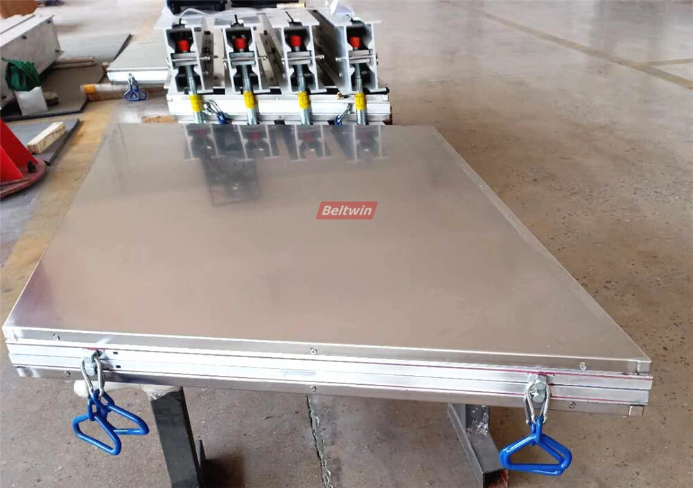 Sectional Vulcanizer For 1200mm Width Belt ,Delivery To Argentina