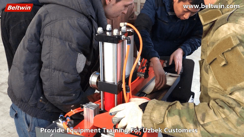Training In Uzbekistan For Pneumatic Finger Puncher