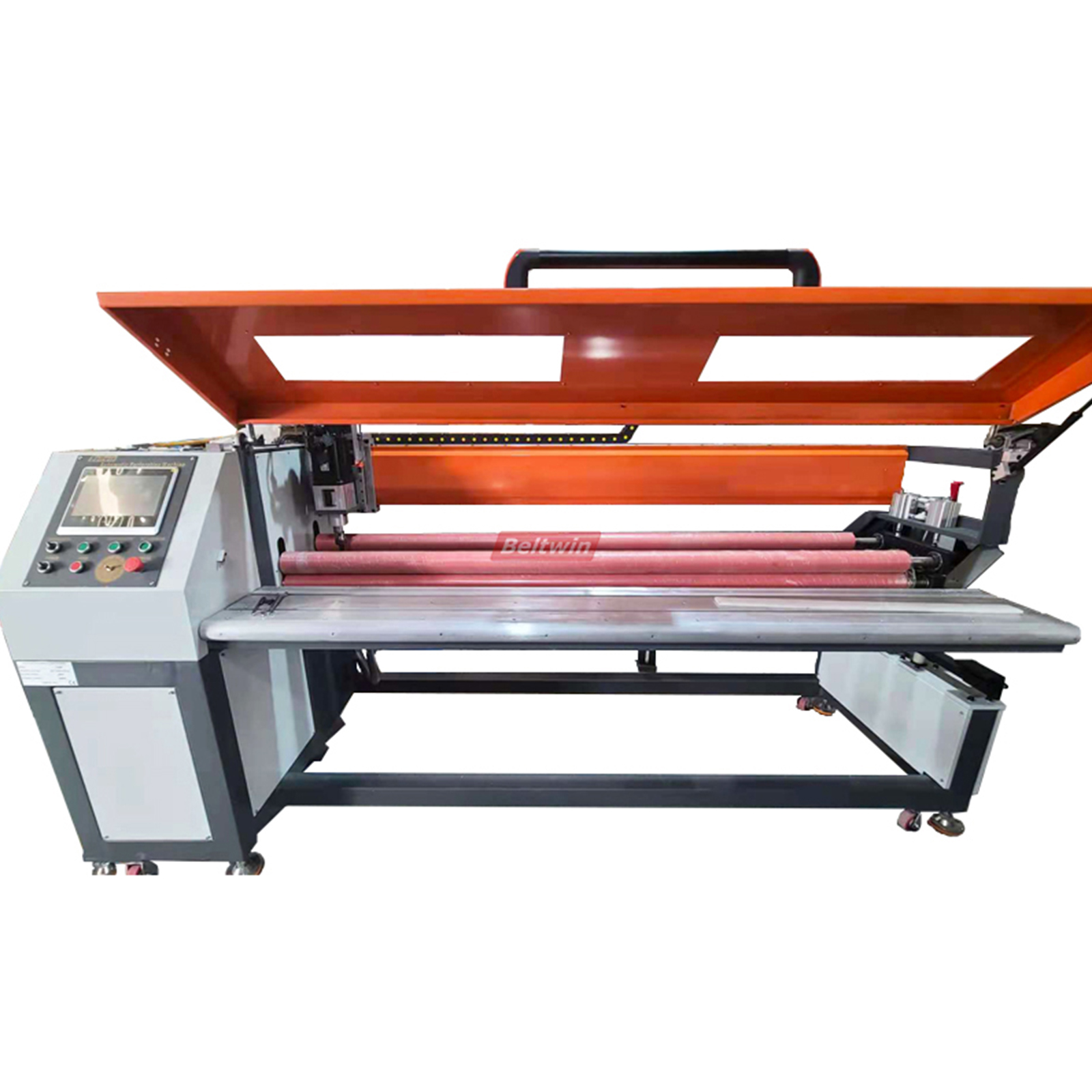 2000mm Wide Conveyor Belt Perforating Machine for PVC PU Rubber Belt
