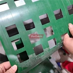 2000mm Wide PVC PU Belt Round Square Oval Holes Punching Machine