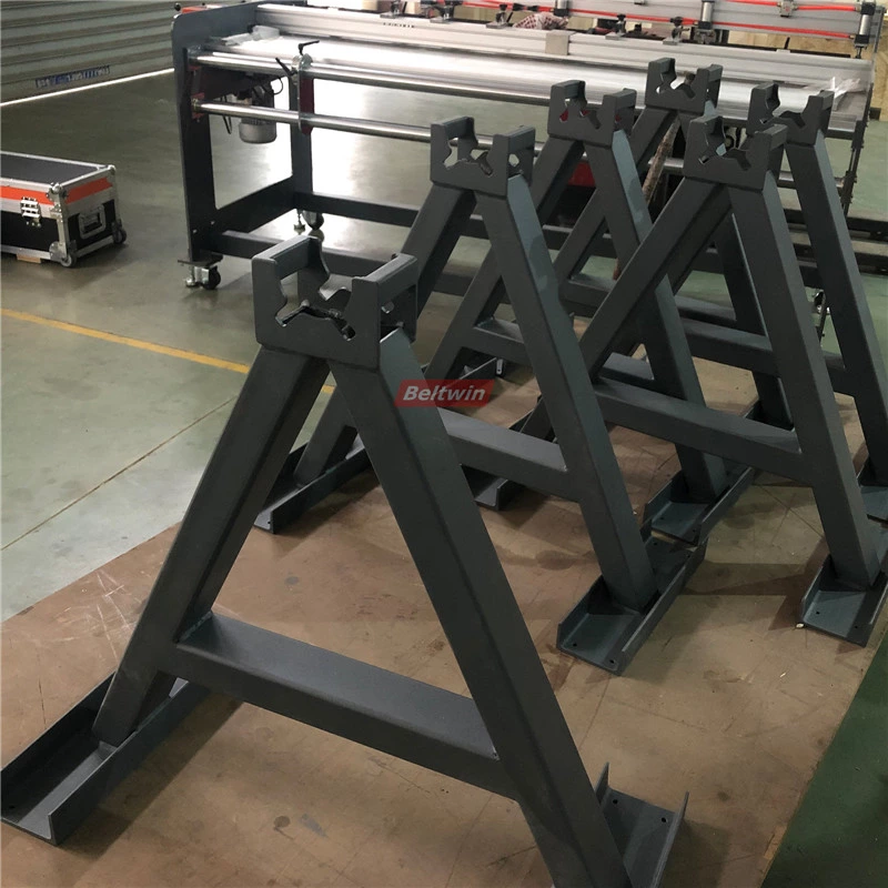 A-Type Conveyor Belt Roll Stand Used with PVC PU Conveyor Belt Cutting Tool