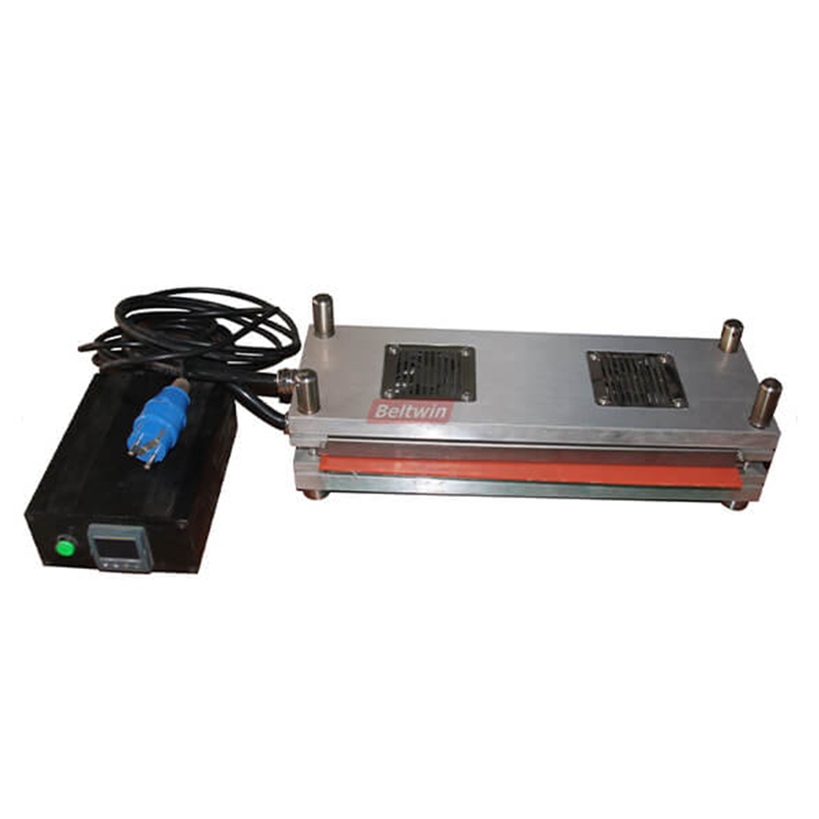 Air Cooling Belt Splice Press for 200mm wide PVC Conveyor belt, Transmission and flat belt