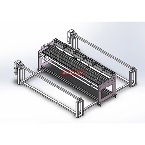 Conveyor Belt Slitter with Winder & Rewinder (Improve version)