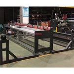 Improved Version Electric Winder and Rewinder for the Conveyor Belt Sliiting Machine at Workshop