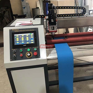 Overall Appearance of EP Rubber Conveyor Belt Perforating Machine - Suitable for 1000-2000mm Wide Belts