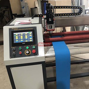 Overall Appearance of EP Rubber Conveyor Belt Perforating Machine - Suitable for 1000-2000mm Wide Belts