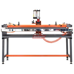 Pneumatic PVC PU Belt Finger Punching Machine TA1000-2100