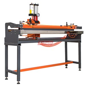 Pneumatic Portable PVC/PU Conveyor Belts Finger Punch Machine 1600 With Free U-type Cutter