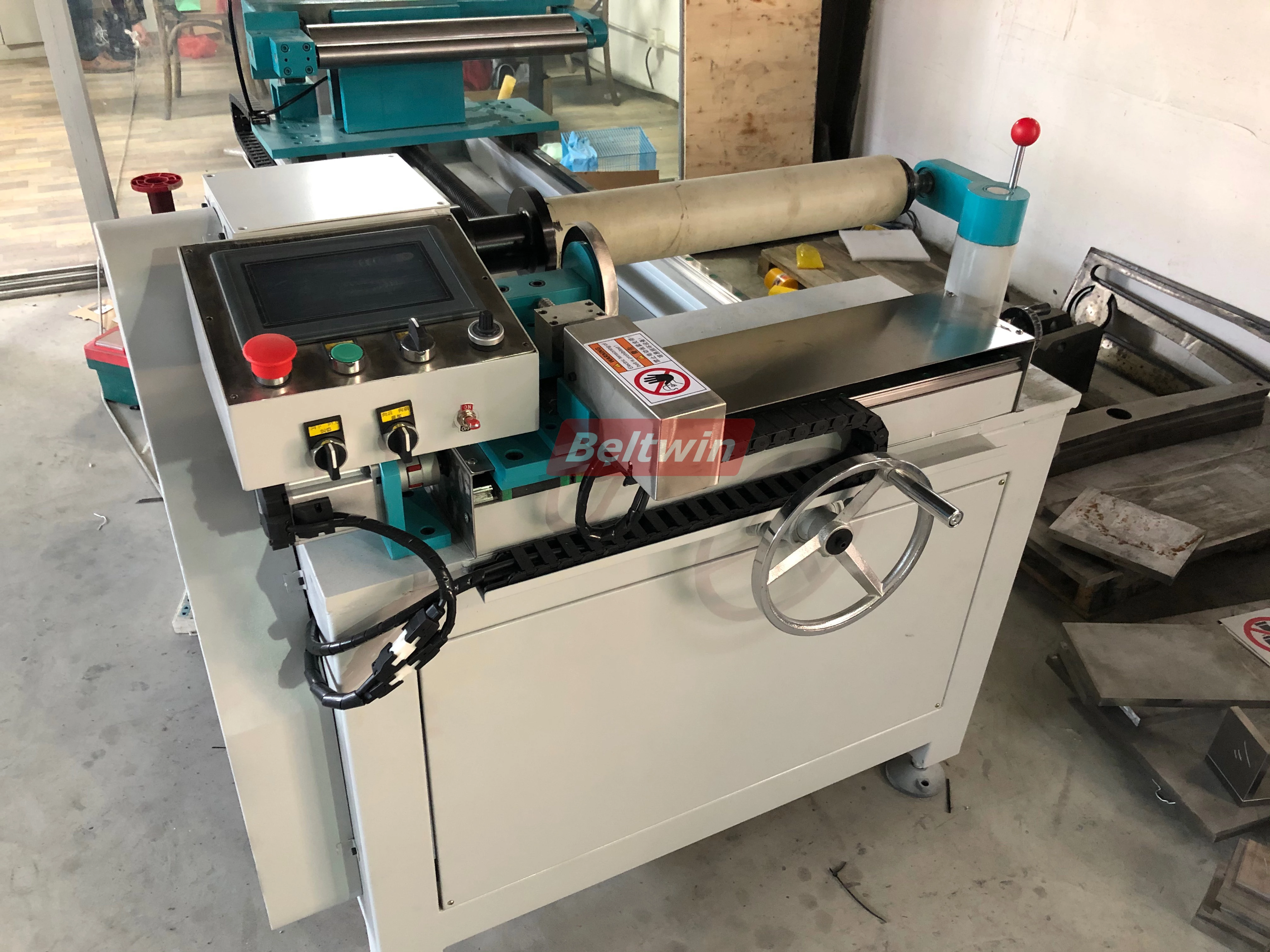 Automated Endless Rubber / PU Timing Belt Cutting Machine