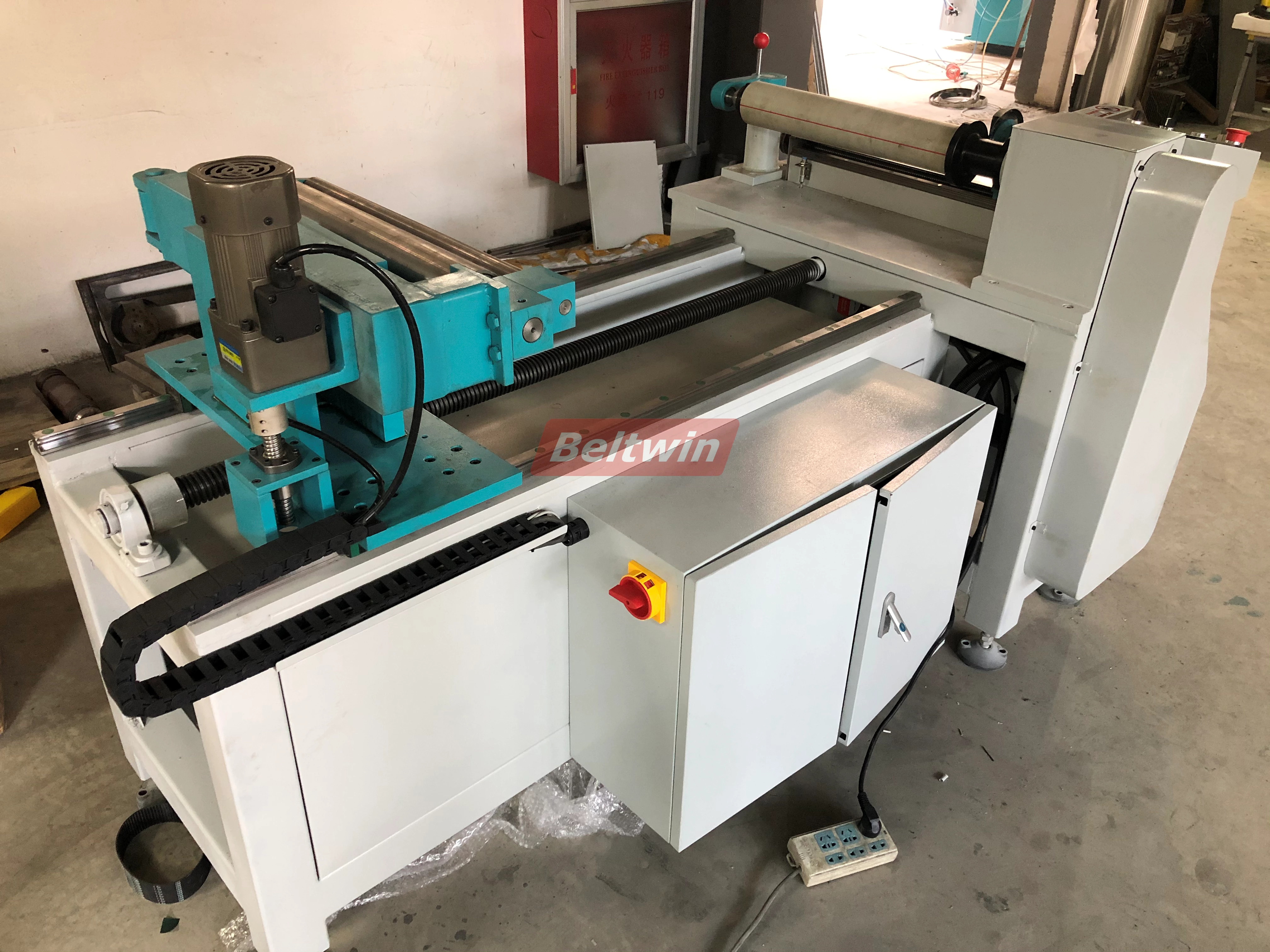 Automated Endless Rubber / PU Timing Belt Cutting Machine