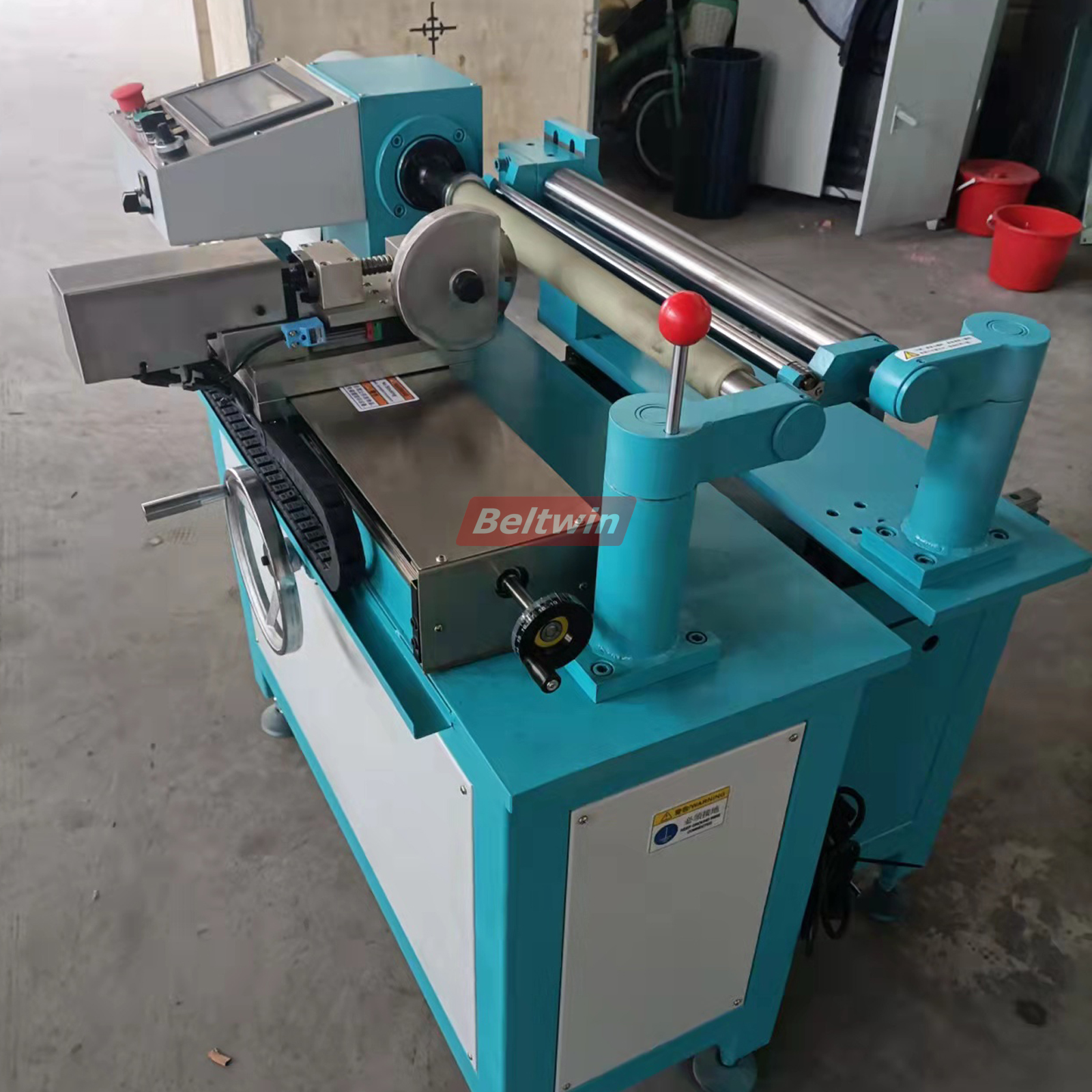 Timing Belt Cutting Machine/Endless Belt Slitter For Short Length Belt