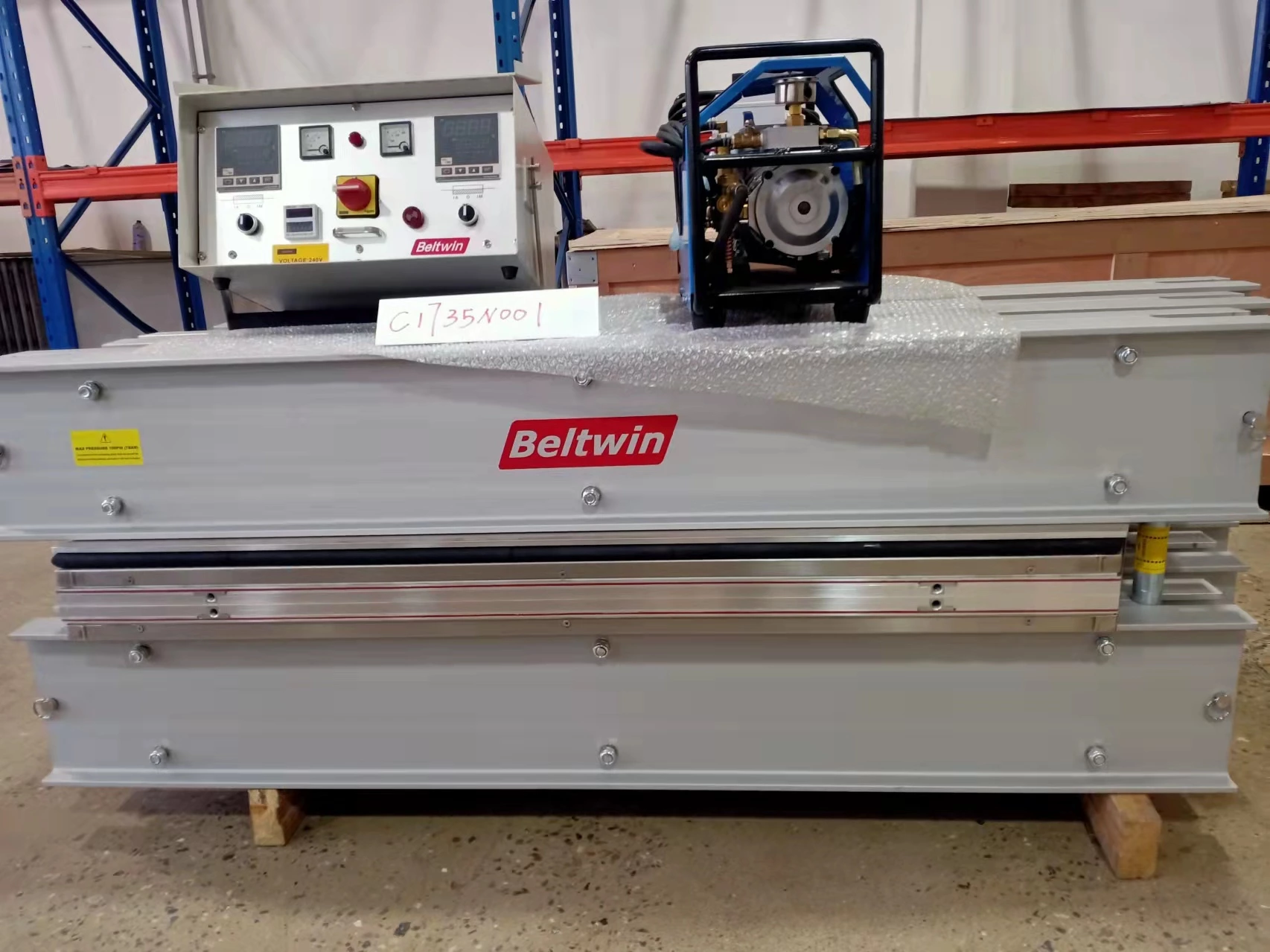 Delivery Diary (Vulcanizer DSLQ-S 2756 690mmx1420mm to Canada) 2022.4.14