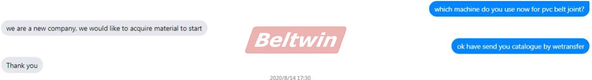 Conveyor Belt workshop total solution for Algeria Customer