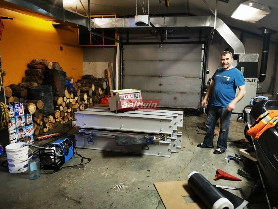 Delivery Diary (Vulcanizer DSLQ-S 2756 690mmx1420mm to Canada) 2022.4.14