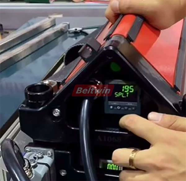 How to use PVC belt air cooled press connection