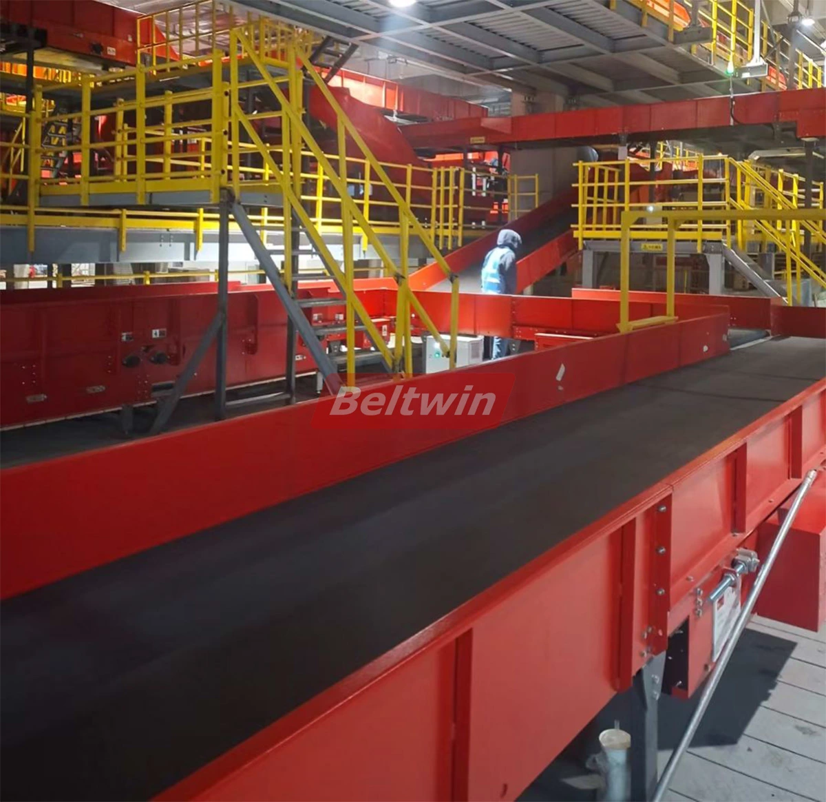 How to use PVC belt air cooled press connection