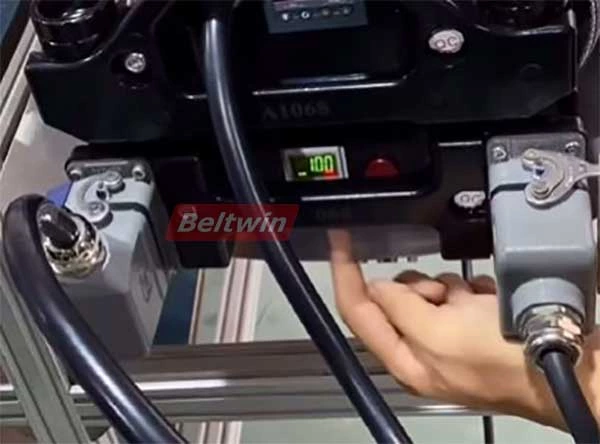 How to use PVC belt air cooled press connection