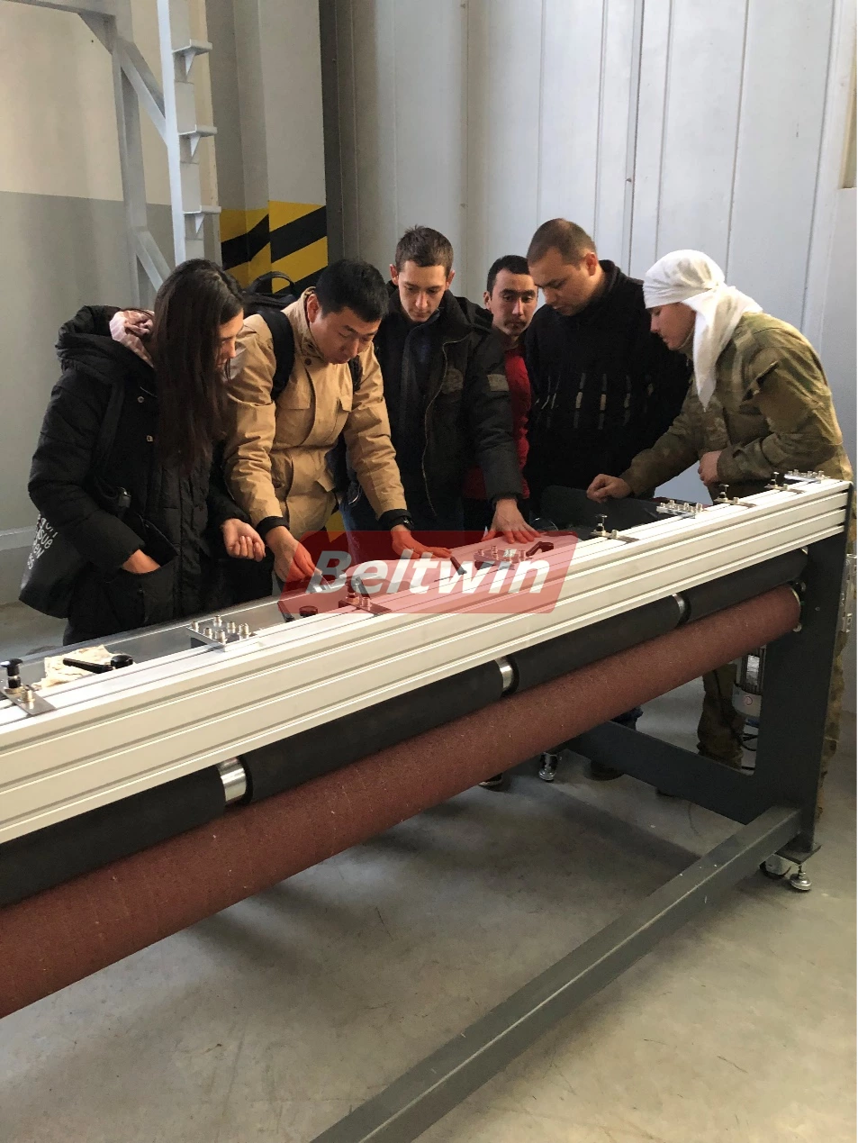 Complete Solution for Conveyor Belt Workshop for Customers in Uzbekistan
