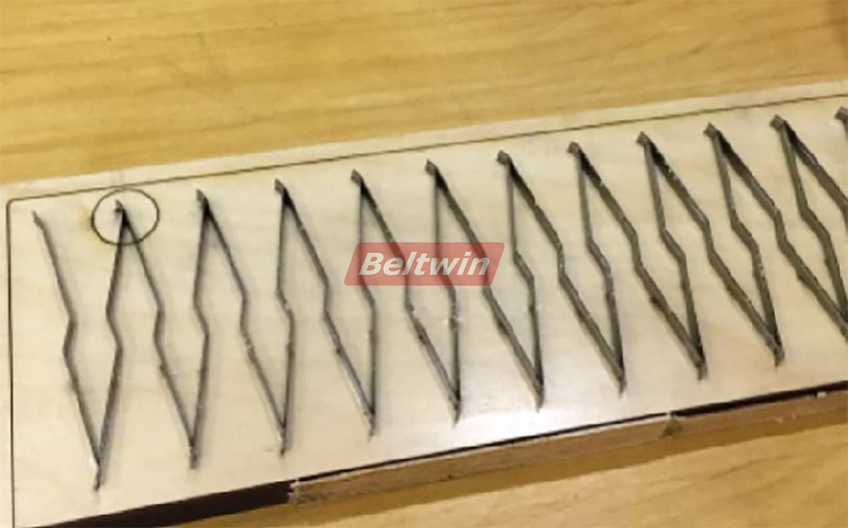 How to use PVC belt air cooled press connection