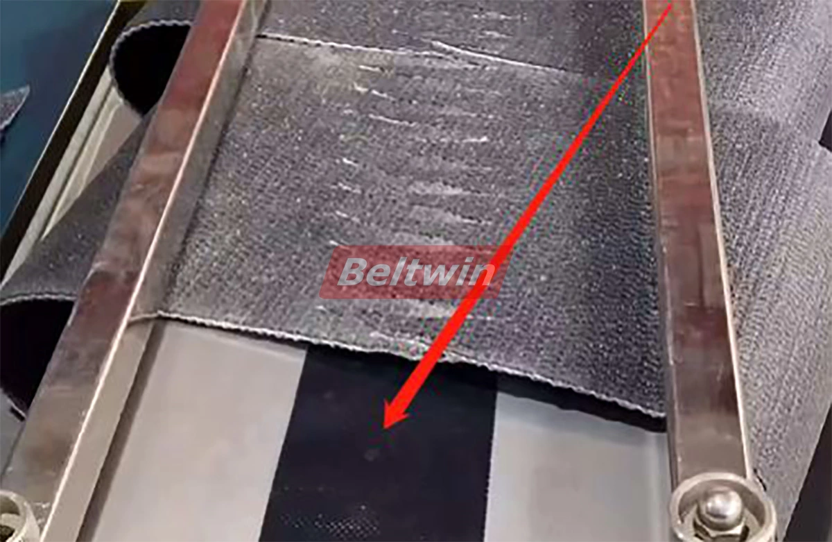 How to use PVC belt air cooled press connection