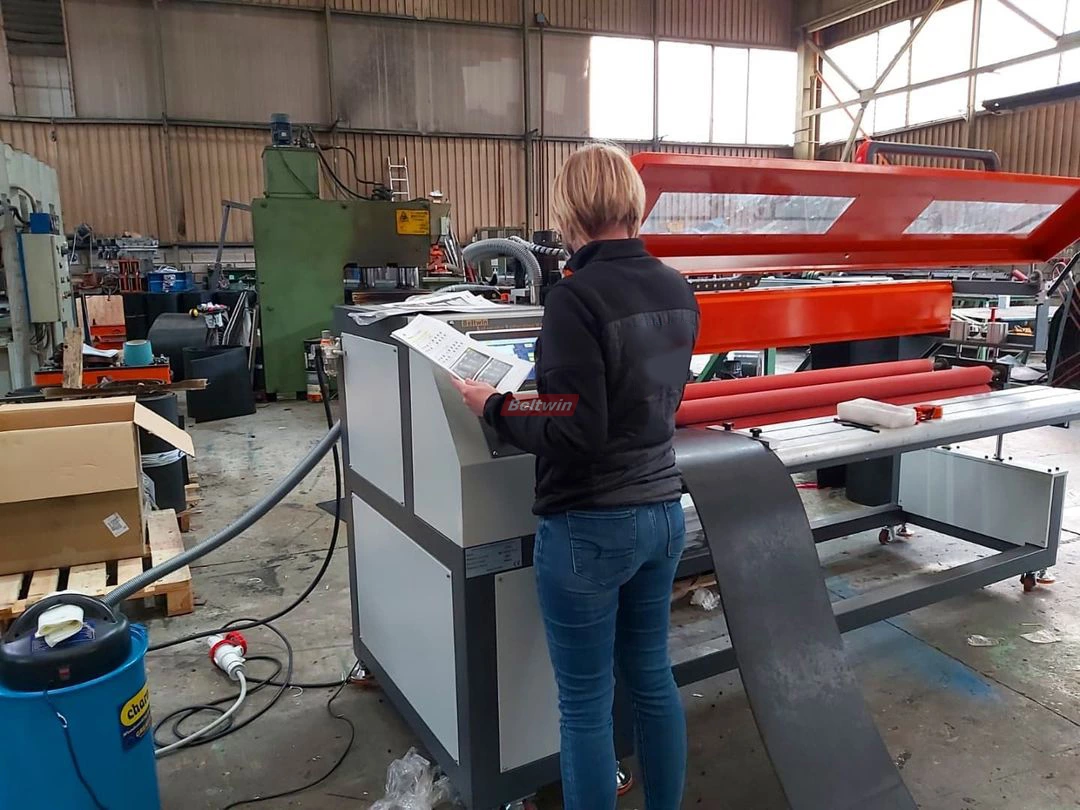 Delivery Diary (2000mm Wide Conveyor Belt Perforating Machine for PVC PU Rubber Belt) 2022-5-7