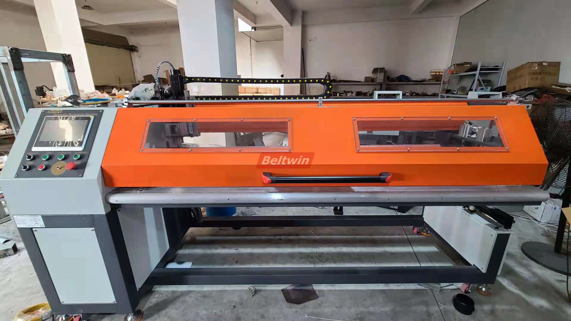 Delivery Diary (2000mm Wide Conveyor Belt Perforating Machine for PVC PU Rubber Belt) 2022-5-7