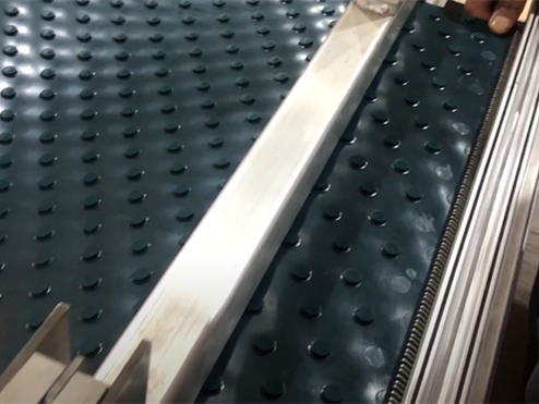Splice Round Stud PVC Conveyor Belt by Roller Lacer